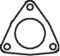 HYUNDAI 2875234500 Gasket, exhaust pipe